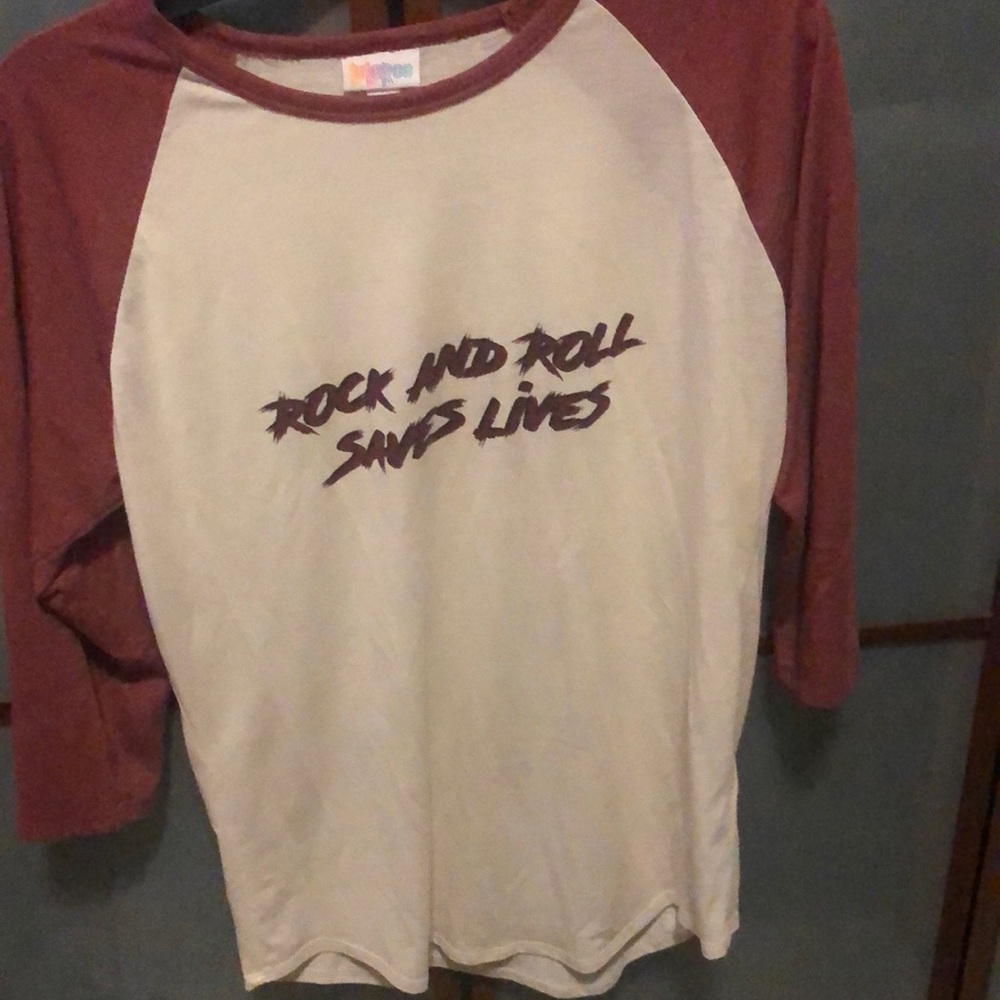 Rock and Roll 3/4 sleeve top